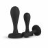 BUTTR Butt Kickers - Analdildo-Set - Schwarz (3-teilig)