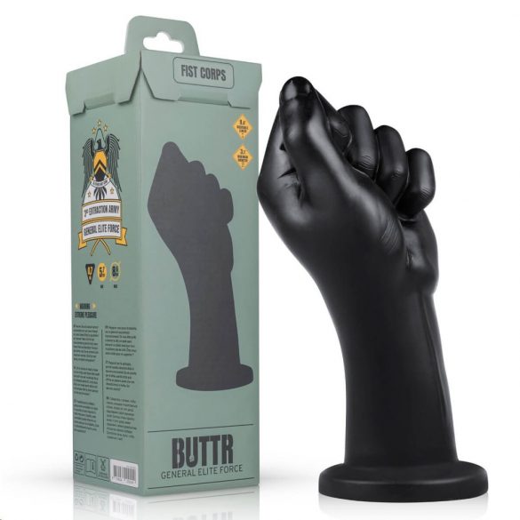 Dildo a Forma di Pugno XL - BUTTR Fist Corps (nero)