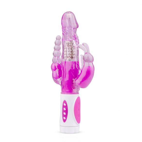 Easytoys Raving Rabbit - 3-grenad vibrator (rosa)