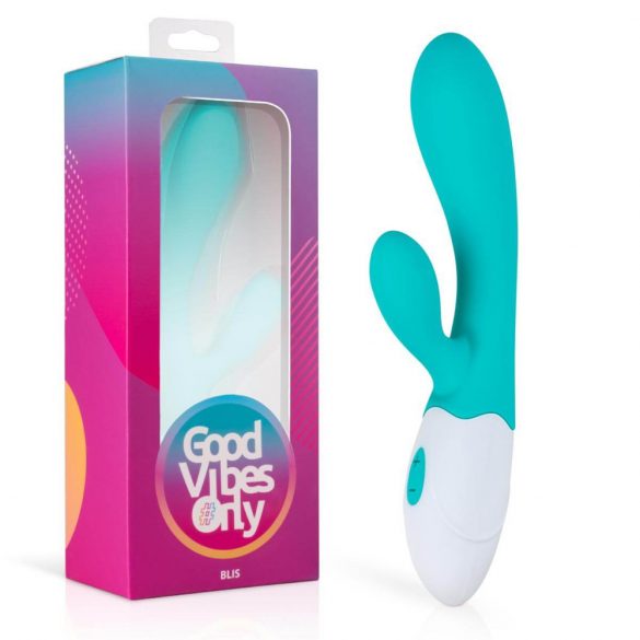 Good Vibes Only Blis Rabbit - uzlādējams klitora vibrators (tirkīza)