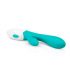 Vibratore Bliss Rabbit "Solo Buone Vibrazioni" con Stimolatore Clitorideo Ricaricabile (Turchese)