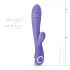 Vibratore Ricaricabile Fane Rabbit Silhouette con Stimolatore Clitorideo (Viola)