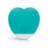 Good Vibes Oron - Battery Powered, Heart-shaped Clitoral Vibrator (Turquoise)