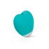 Good Vibes Oron - Battery Powered, Heart-shaped Clitoral Vibrator (Turquoise)