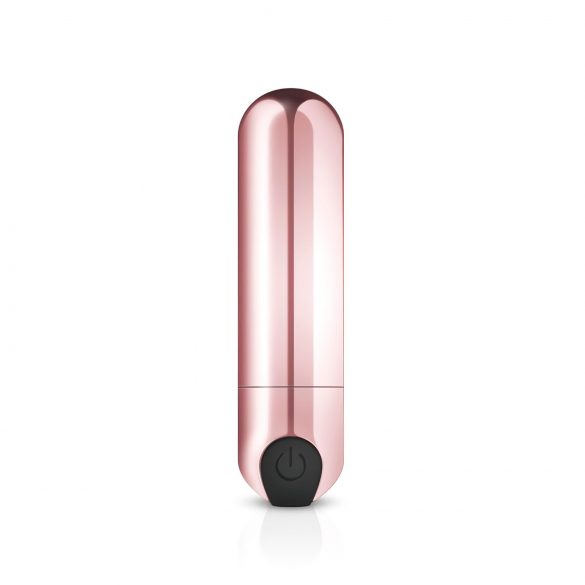 Rosy Gold Rechargeable Mini Bullet Vibrator (Rose Gold)