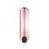 Rosy Gold Bullet - punjivi, mini stick vibrator (rosegold)