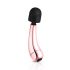 Rosy Gold Wand Mini Curve - rechargeable massaging vibrator (rose gold)