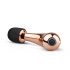 Rosy Gold Wand Mini Curve - punjivi vibrator za masažu (rosegold)