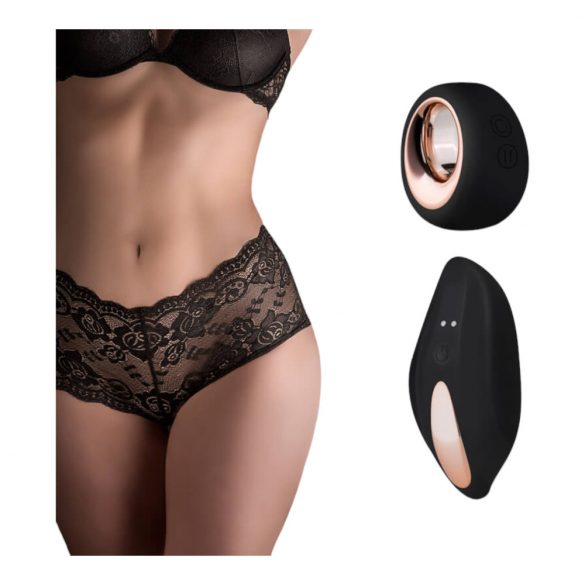 Mutandine Vibranti Pantyrebel con Telecomando - Nero (Taglia Unica S-L)