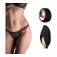 Pantyrebel - Rechargeable, Wireless Vibrating Thong - Black (S-L)