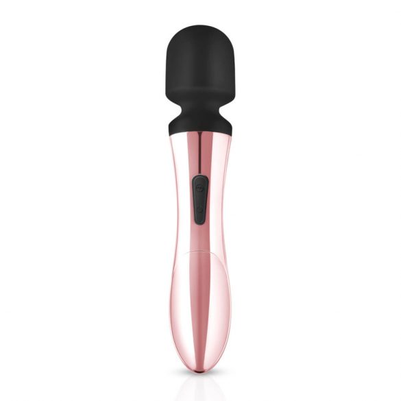 Rosy Gold Wand Curve - punjivi vibrator za masažu (rosegold)