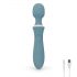 Bloom Orchid Wand - Rechargeable Massage Vibrator (Turquoise)