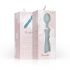 Bloom Orchid Wand - oplaadbare, vibrerende massagestaaf (turkoois)