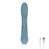 Bloom Violet Rabbit - vibromasseur rechargeable avec stimulateur du point G (turquoise)