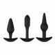 Easytoys Pleasure Kit - Assorted Anal Dildo Set (Black)