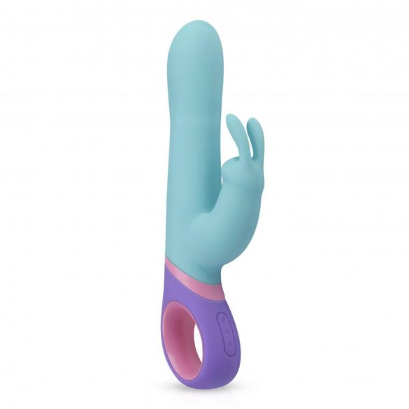 Vibrator Rabbit PMV20 cu cap rotativ și stimulator clitoridian (mentă)