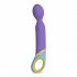 PMV20 Base Wand - Battery-Powered Massaging Vibrator (Purple)