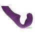 Easytoys - Rechargeable Strapless Strap-On Vibrator (Purple)