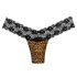 Panthra Tania - Battery-Operated, Wireless Vibrating Panties (Leopard-Black)