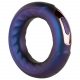 Hueman Saturn - Rechargeable, Waterproof Vibrating Cock Ring (Purple)