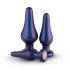 Set di Dildo Anali in Silicone Hueman Comets (3 pezzi) - Viola