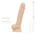 Real Fantasy Ashton - dildo réaliste avec testicules - 20,5cm (naturel)