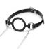 Bedroom Fantasies - Mouth Gag with Nipple Clamps (Silver-Black)