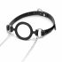 Bedroom Fantasies - Mouth Gag with Nipple Clamps (Silver-Black)