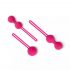 Easytoys LoveBalls - geishakulorsats - 3 delar (rosa)