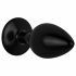 EasyToys Anal Collection - Anal Dildo with Gem - S (Black)