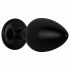 Collezione Anale Easytoys - dildo anale con gemma - M (nero)