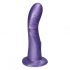 Ylva & Dite Kajsa - Suction Cup Ribbed Dildo (Metallic Purple)