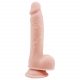 Mr. Dixx 7.6 - Suction Cup Dildo with Balls - Natural (7.7 inches)