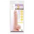 Mr. Dixx 7,6 - Saugnapf und Hoden Dildo - Natur (19,5cm)