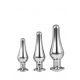 Gleaming Love - Silver Anal Dildo Set (3 Pieces)