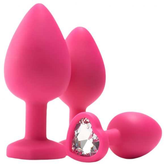 Flirts Anales Trainings-Set - Analplug-Set (3 Stk.) - Pink