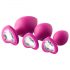 Flirts Anales Trainings-Set - Analplug-Set (3 Stk.) - Pink