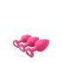 Flirts Anal Trainer Kit - 3-Piece Pink Dildo Set