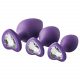 Flirts Anal Training Kit - Anal Plug Set (3 pcs) - Purple