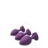 Flirts anale training set - anaal dildo set (3 stuks) - paars