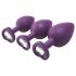 Kit di Allenamento Anale Flirts - Set di Dildo Anali (3 pezzi) - Viola