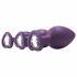 Kit di Allenamento Anale Flirts - Set di Dildo Anali (3 pezzi) - Viola