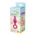 Flirts Anal Plug - Small (Pink)