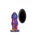 Glamour Glass - Radio-Controlled Glass Anal Vibrator - Wavy (Colored)