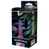 Glamour Glass - Radio-Controlled Glass Anal Vibrator - Wavy (Colorful)