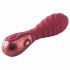 Dinky Jody F. Mini - Rechargeable Ribbed Mini Vibrator (Burgundy)