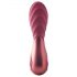 Dinky Jody F. Mini - Rechargeable Ribbed Mini Vibrator (Burgundy)