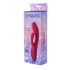 Vibratore Duo Julia Scintillante con Stimolatore Clitorideo e Funzione Annuiante Ricaricabile (Rosso)