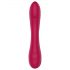 Sparkling Cecilia - rechargeable G-spot vibrator with moving beads (red)