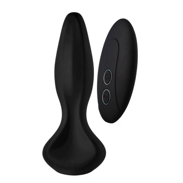 Alexandra Dark Desires - Rechargeable, Wireless Anal Vibrator (Black)